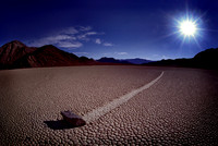Death Valley - The racetrack wit moving rock, California