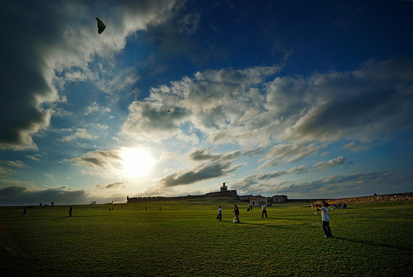 Kytes at El Morro, San Juan