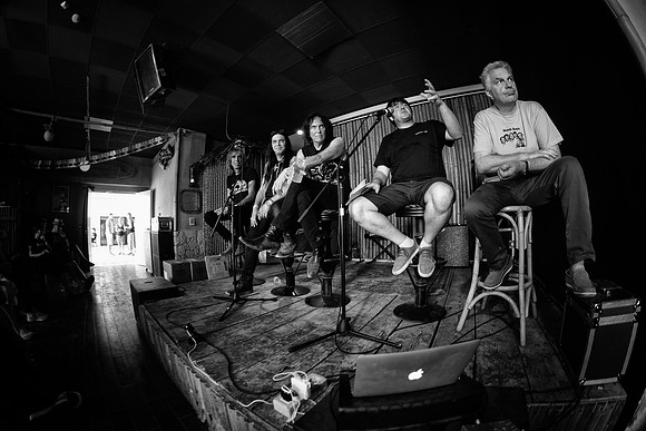 Link Wray panel discusion with Dome La Muerte, Eric Geevers, Rudi Protrudi, Lorenzo Valdambrini, Aldo Pedron