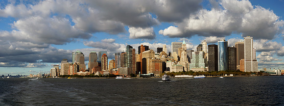 New York from the ferry