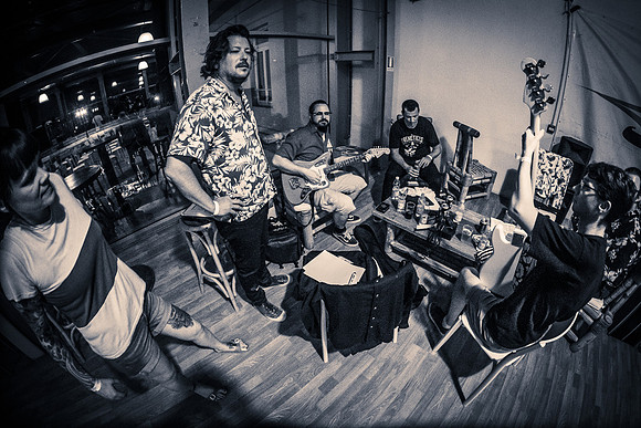Backstage jamsession