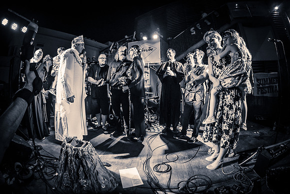 Marie's & JonPaul's surf wedding