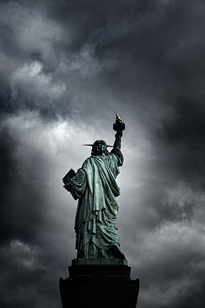 Lady Liberty´s back